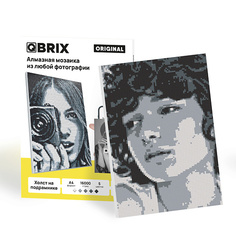 Набор для творчества QBRIX Алмазная фото-мозаика на подрамнике ORIGINAL А4, сборка картины по своей фотографии