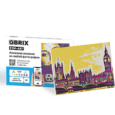 Набор для творчества QBRIX Алмазная фото-мозаика на подрамнике POP-ART А3, сборка картины по своей фотографии