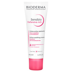 Уход за лицом BIODERMA Крем насыщенный увлажняющий для чувствительной кожи лица Sensibio Defensive 40