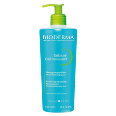 BIODERMA Гель для умывания жирной и проблемной кожи лица Sebium 500.0