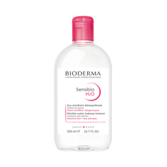 BIODERMA Мицеллярная вода для очищения нормальной и чувствительной кожи лица Sensibio H2O 500.0