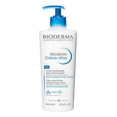 Уход за лицом BIODERMA Крем Ультра для увлажнения нормальной и сухой кожи лица и тела Atoderm 500