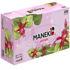 Бумажные носовые платки MANEKI Салфетки бумажные Dream 2 слоя 200