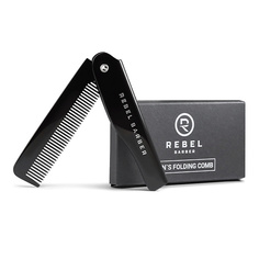 REBEL Расческа для бороды Folding Beard Comb Rebel®