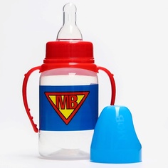Бутылочка для детей MUM&BABY Бутылочка для кормления Super baby, 150 мл цилиндр