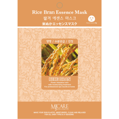 Маска для лица MIJIN MJCARE Тканевая маска для лица с экстрактом рисовых отрубей 23