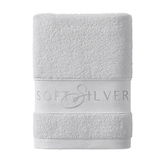 SOFT SILVER Универсальное антибактериальное махровое полотенце 50/90 Silver Благородное серебро