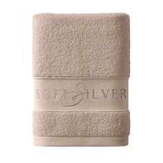 SOFT SILVER Универсальное антибактериальное махровое полотенце 50/90 Silver Песчаный берег