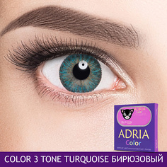 Цветные линзы ADRIA Цветные контактные линзы, Color 3 tone, Turquoise