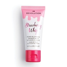 Праймер для лица I HEART REVOLUTION Праймер выравнивающий Strawberry Whip Pore Blurring Primer With Vitamin C And E