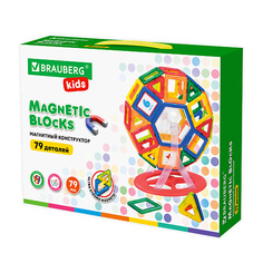 Товары для творчества BRAUBERG Магнитный конструктор MEGA MAGNETIC KIDS