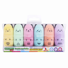 Письменные принадлежности BRAUBERG Набор текстовыделителей мини KIDS, CUTE CATS PASTEL