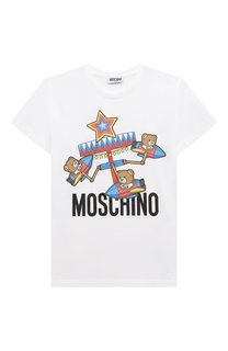 Хлопковая футболка Moschino