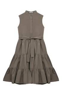 Хлопковое платье Brunello Cucinelli