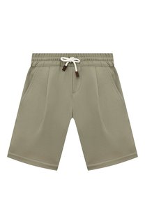 Хлопковые шорты Brunello Cucinelli