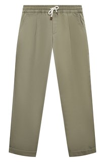 Хлопковые брюки Brunello Cucinelli