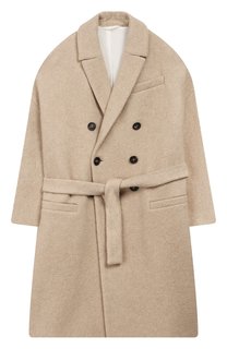 Двубортное пальто из кашемира Brunello Cucinelli
