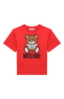 Хлопковая футболка Moschino