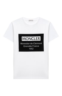 Хлопковая футболка Moncler