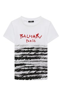 Хлопковая футболка Balmain