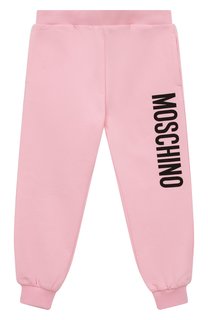 Хлопковые джоггеры Moschino