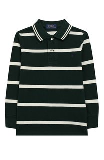 Хлопковое поло с длинными рукавами Polo Ralph Lauren