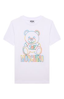 Хлопковая футболка Moschino