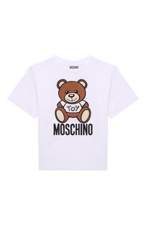 Хлопковая футболка Moschino