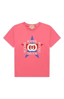 Хлопковая футболка Gucci