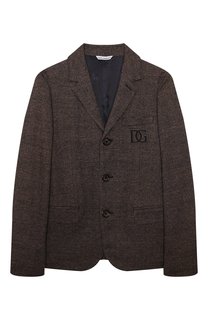 Пиджак из хлопка и шерсти Dolce & Gabbana