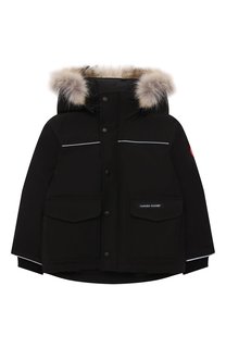 Пуховая парка Logan с меховой отделкой Canada Goose