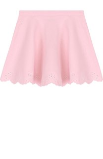 Юбка свободного кроя из смеси хлопка и полиэстера с фестонами Polo Ralph Lauren