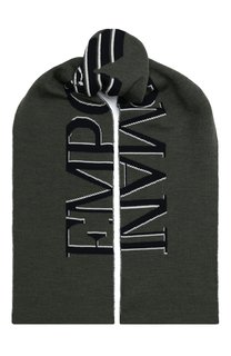 Шерстяной шарф Emporio Armani