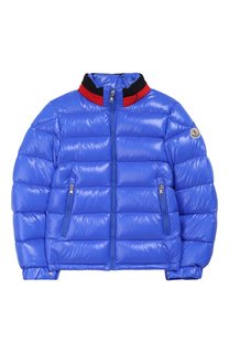 Куртка на молнии с воротником-стойкой Moncler Enfant