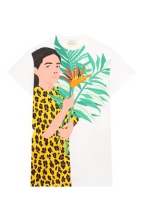 Платье-футболка Fendi