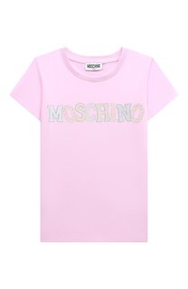 Хлопковая футболка Moschino