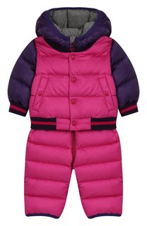 Пуховый комбинезон Moncler Enfant