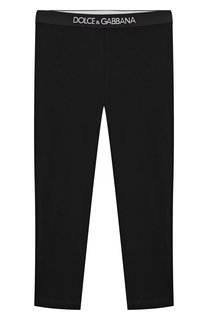 Хлопковые леггинсы Dolce & Gabbana