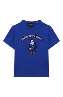 Хлопковая футболка Emporio Armani