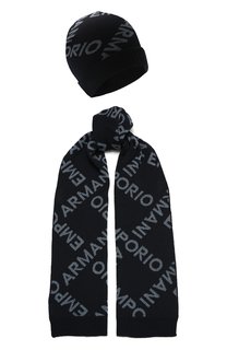 Комплект из шапки и шарфа Emporio Armani