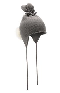 Шерстяная шапка с меховой отделкой Catya