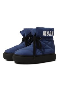 Утепленные ботинки MSGM kids