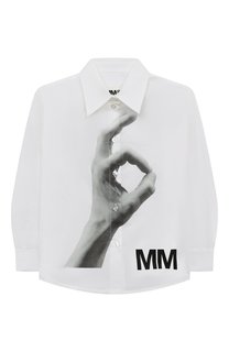 Хлопковая блузка MM6