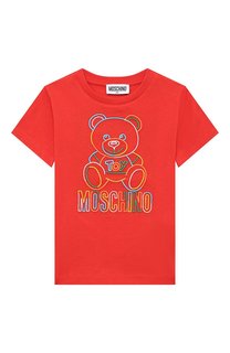 Хлопковая футболка Moschino