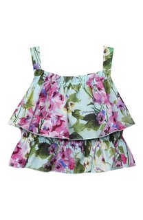 Хлопковый топ Dolce & Gabbana
