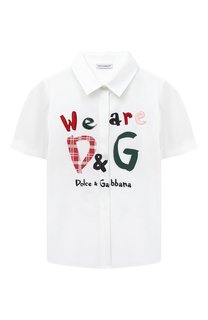 Хлопковая блузка Dolce & Gabbana