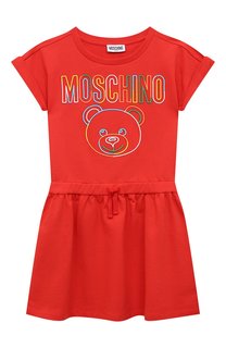 Хлопковое платье Moschino