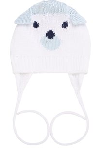 Хлопковая шапка с декором на завязках Catya