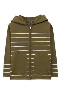 Кардиган из хлопка и шелка Loro Piana