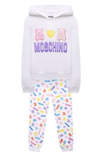 Комплект из худи и брюк Moschino